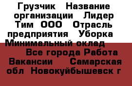 Грузчик › Название организации ­ Лидер Тим, ООО › Отрасль предприятия ­ Уборка › Минимальный оклад ­ 28 500 - Все города Работа » Вакансии   . Самарская обл.,Новокуйбышевск г.